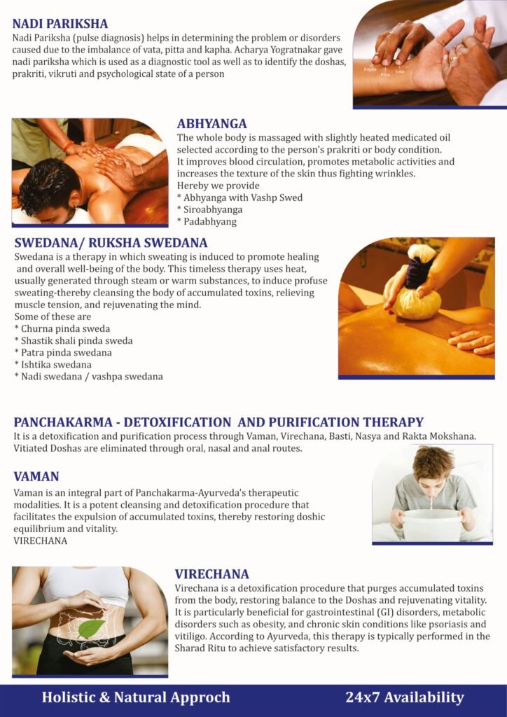 Ayuransh Wellness Center brochure page 2