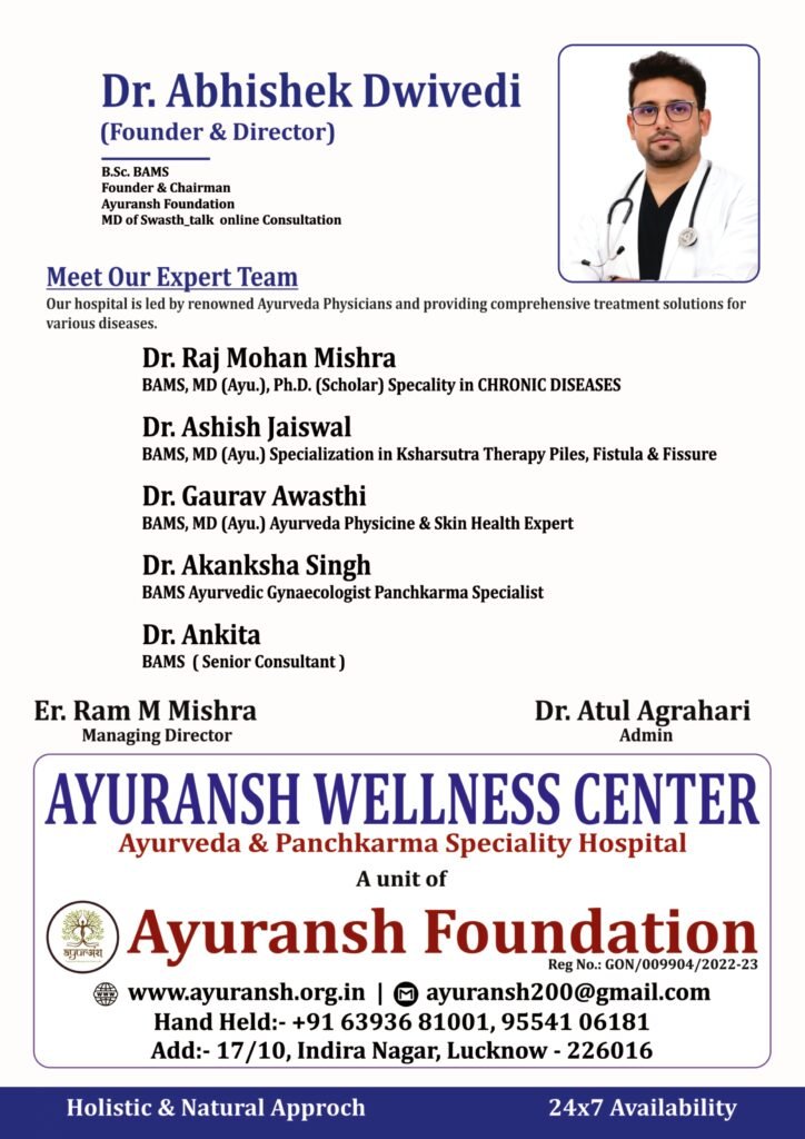 Ayuransh Wellness Center brochure page 4